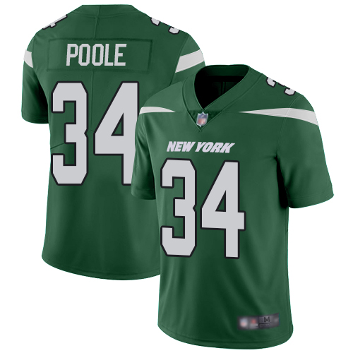 New York Jets Limited Green Youth Brian Poole Home Jersey NFL Football #34 Vapor Untouchable->->Youth Jersey